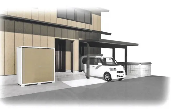 カーポート設置工事を終えて｜富山市K様