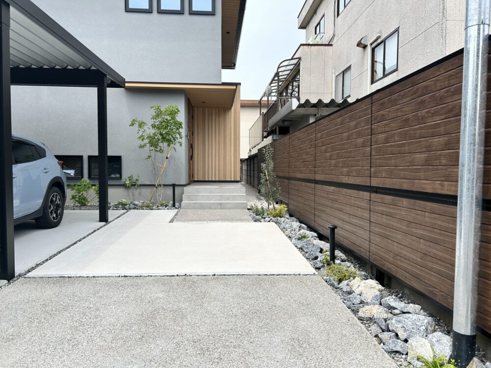 アプローチ 植栽